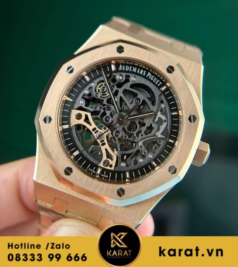 Đồng hồ Audemars Piguet Royal Oak 15407 Skeleton Dial - Ảnh 7