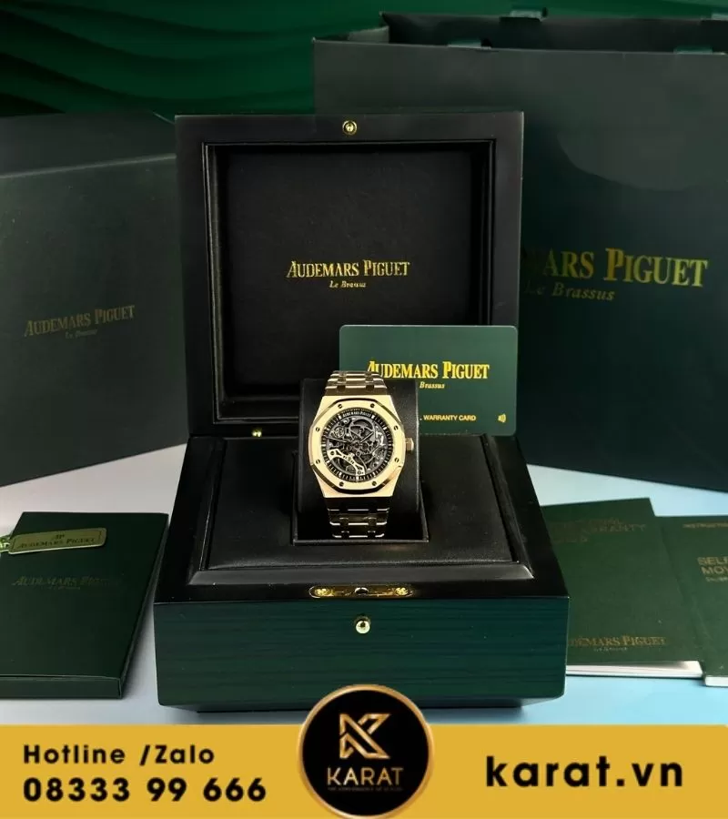 Đồng hồ Audemars Piguet Royal Oak 15407 Skeleton Dial - Ảnh 3