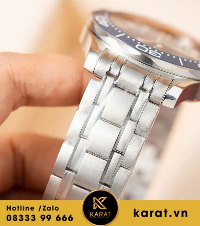 Omega Seamaster Diver 300m Blue dial replica - Ảnh 10