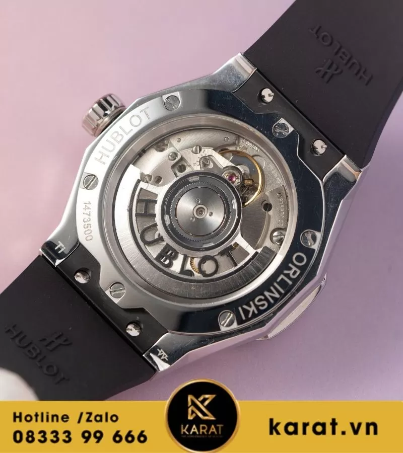 Đồng hồ Hublot Orlinski 39mm Titan full moissanite máy sw300 - Ảnh 5