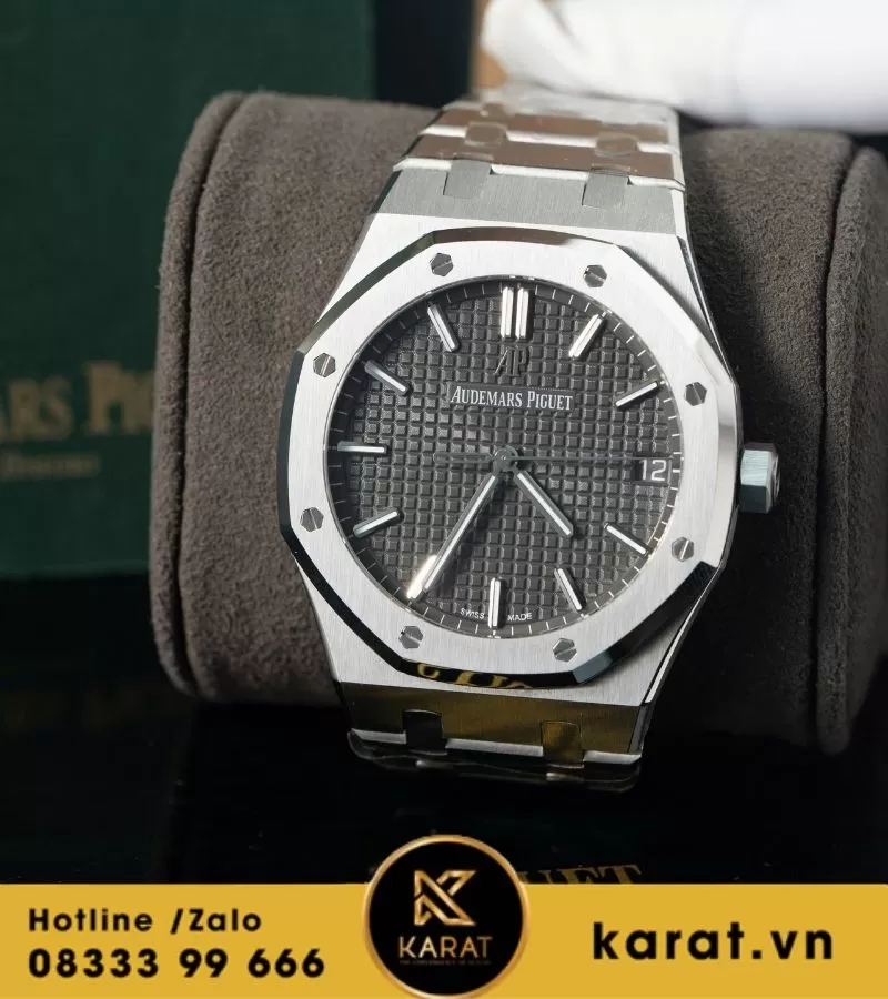Audemars Piguet 15500 mặt số xám size 41mm replica - Ảnh 13