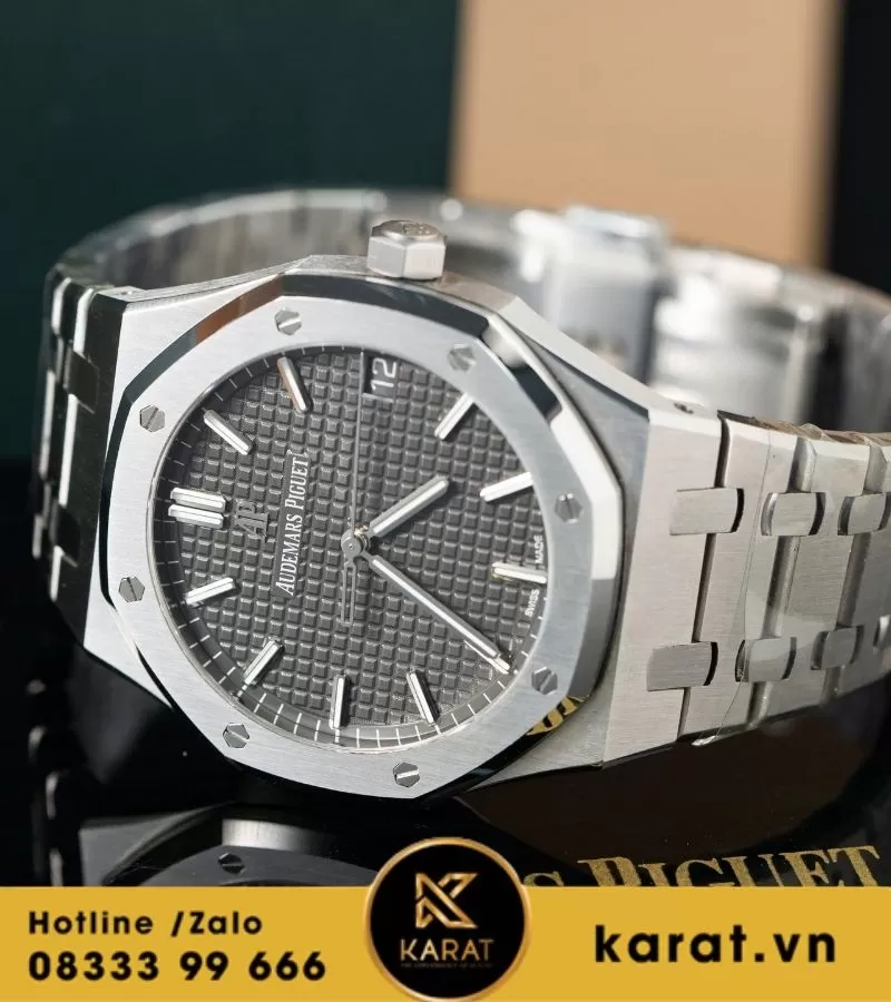 Audemars Piguet 15500 mặt số xám size 41mm replica - Ảnh 11