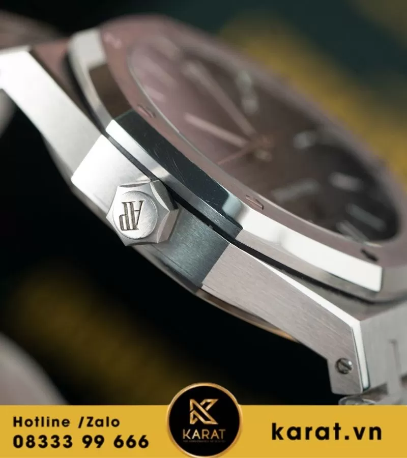 Audemars Piguet 15500 mặt số xám size 41mm replica - Ảnh 8