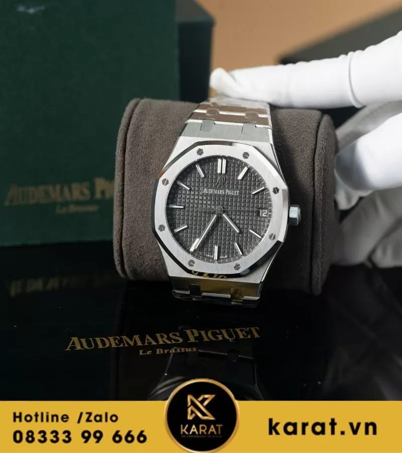 Audemars Piguet 15500 mặt số xám size 41mm replica - Ảnh 7