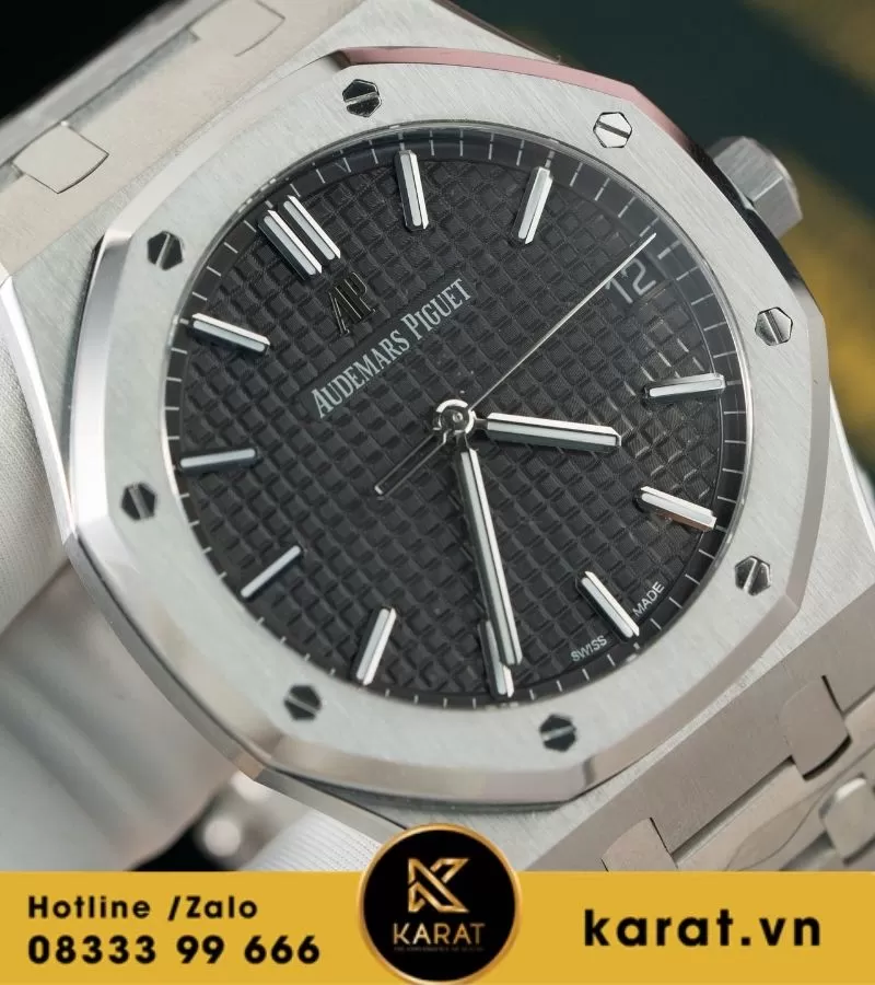 Audemars Piguet 15500 mặt số xám size 41mm replica - Ảnh 3