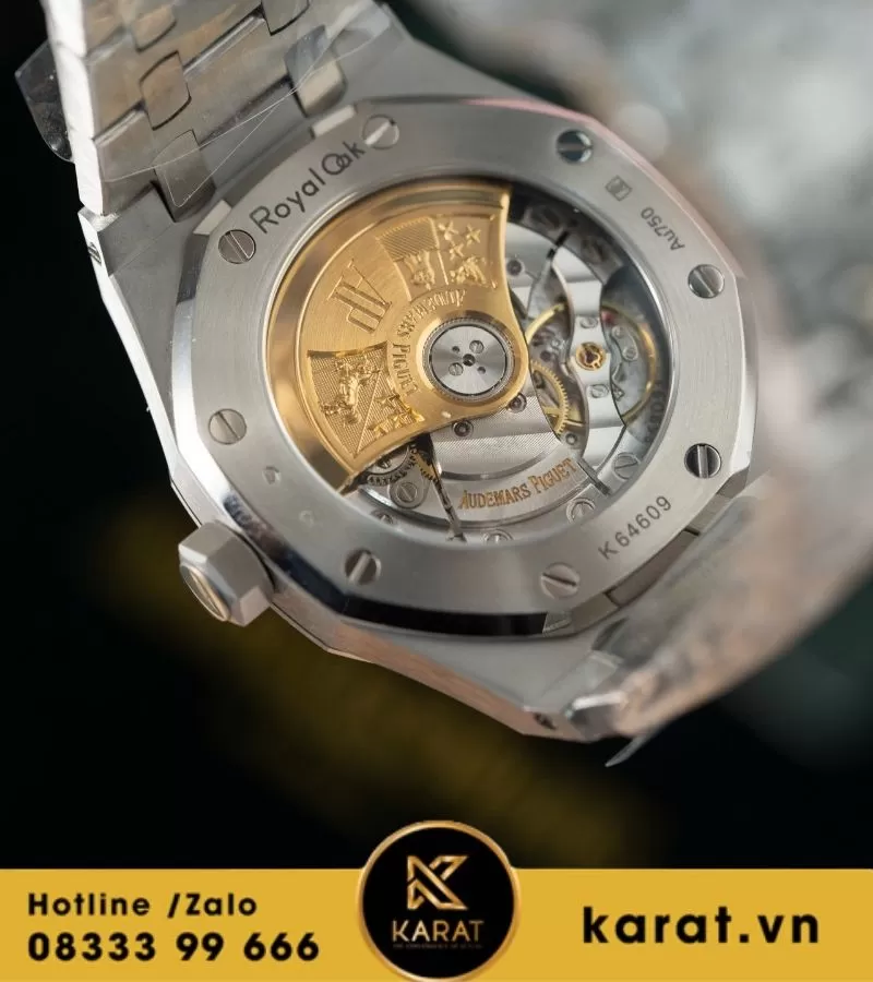 Audemars Piguet 15454 Fosted gold mặt số đen trải tia 37mm - Ảnh 7