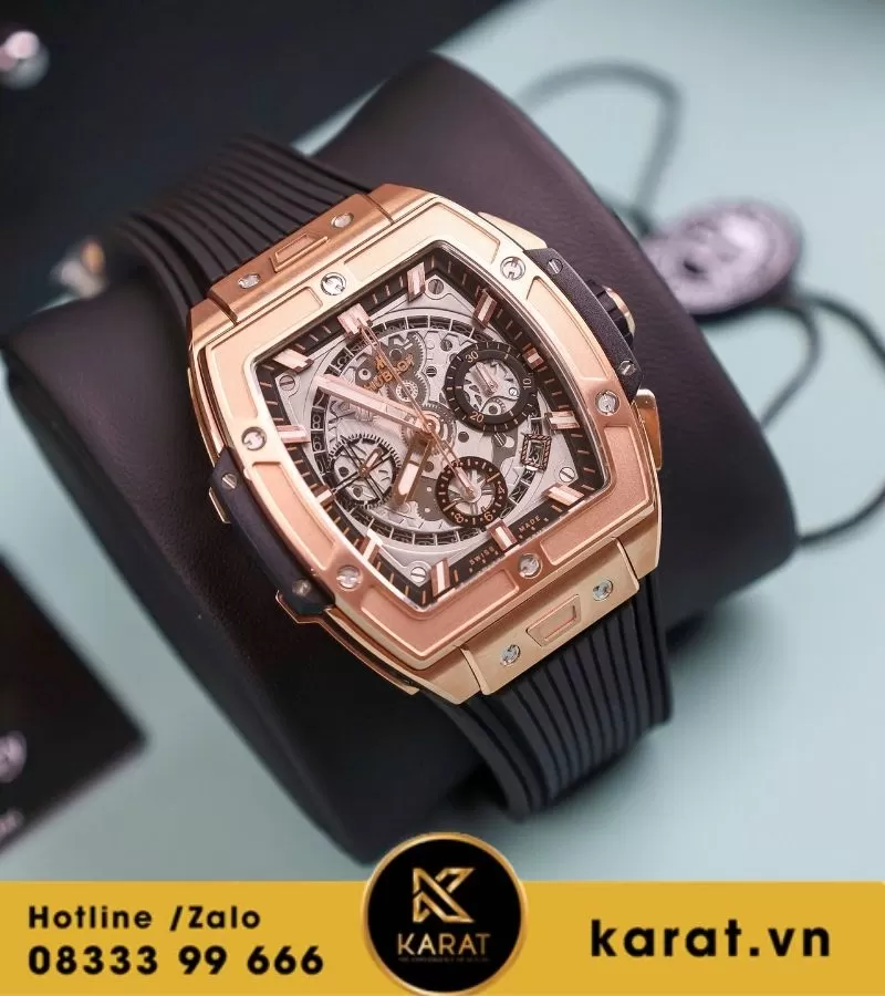 Đồng hồ Hublot Spirit Of Big Bang King Gold 42mm black dial - Ảnh 11