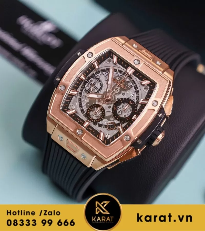 Đồng hồ Hublot Spirit Of Big Bang King Gold 42mm black dial - Ảnh 10