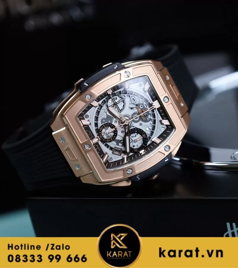 Đồng hồ Hublot Spirit Of Big Bang King Gold 42mm black dial - Ảnh 9
