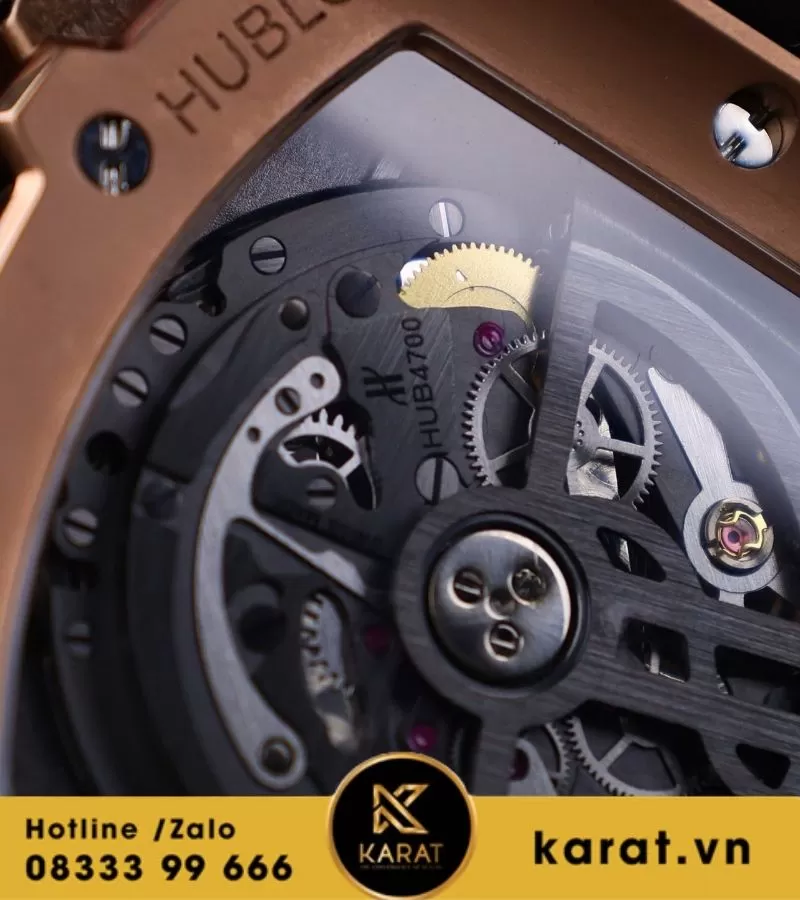 Đồng hồ Hublot Spirit Of Big Bang King Gold 42mm black dial - Ảnh 4